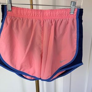Nike Women's Athletic Shorts in Pink and Navy
